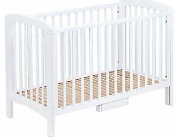 Anna Drop-Side Cot, White