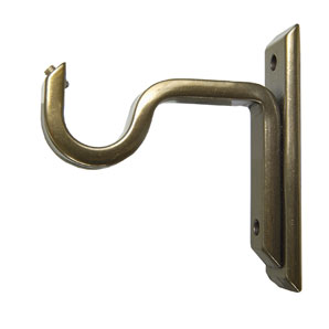 Brass Tone Steel Bracket- 19mm