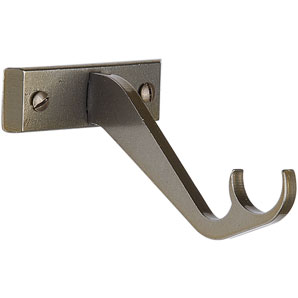 Brass Tone Steel Passing Bracket- 19mm