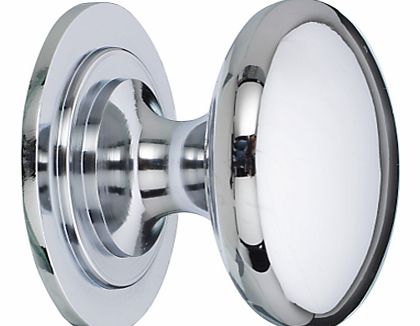 Cupboard Knob, Polished Chrome,