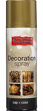 Decoration Spray, Gold