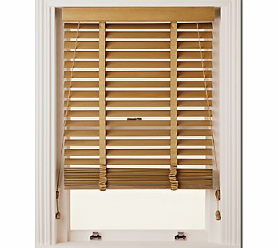 John Lewis FSC Wooden Venetian Blind, 50mm