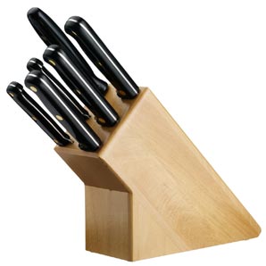 John Lewis Knife Block Set- 6 Piece