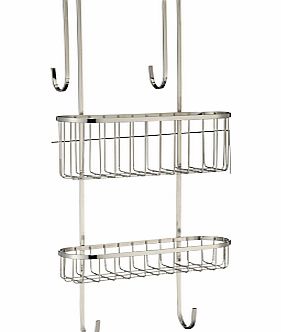 Over Door Double Shelf Shower Caddy