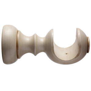 john lewis Pole Bracket- Antiqued White- 35mm