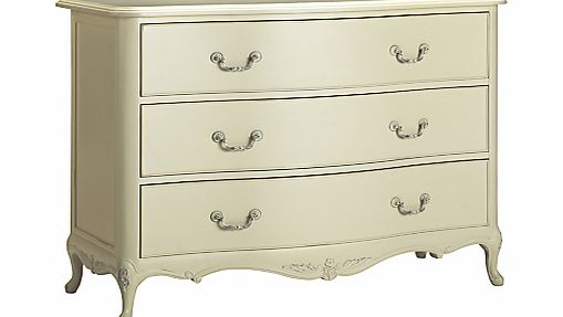 Rose 3-Drawer Chest, Ivory