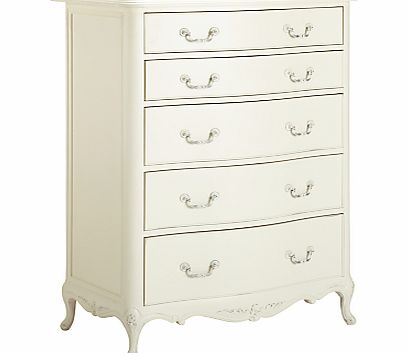 Rose 5-Drawer Chest, Ivory