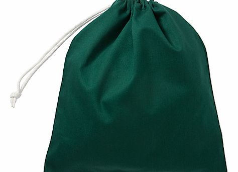 School Shoe Bag, Bottle Green