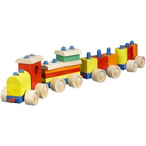 Wooden Freight Train