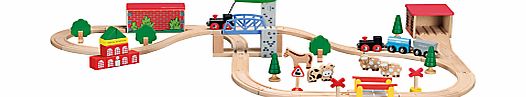 Wooden Train Set