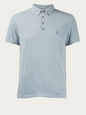 JOHN VARVATOS TOPS LIGHT BLUE M JV-T-K790H3B