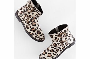 Johnnie  b Leather Biker Boots, Leopard 34186304