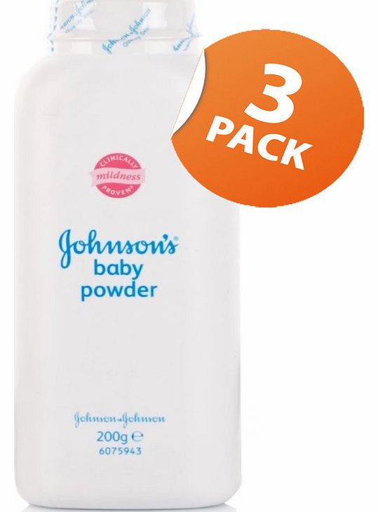 Johnsons Baby Talc Triple Pack