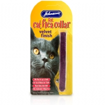 Johnsons Felt Cat Flea Collar Luxury Velour Finish