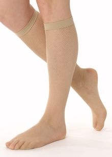 Fishnet knee highs