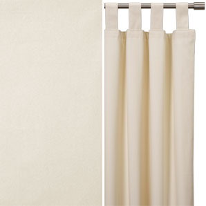 Rainbow Curtains- Cream- 195x228cm.