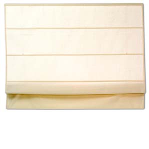 Roman Blind- Textured- Ivory- W90cm