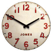 & Co Simpson Tin Clock