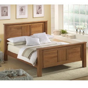 Aborro 5FT Kingsize Wooden Bedstead