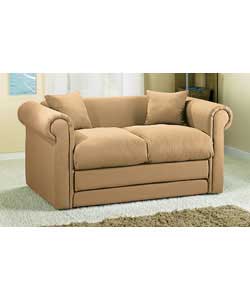 Foam Foldout Sofabed - Camel