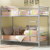 Joseph Metal Bunk in Silver finish