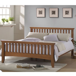 Osido 4FT 6` Double Wooden Bedstead