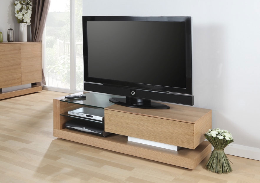 Cube Oak TV Stand JF613