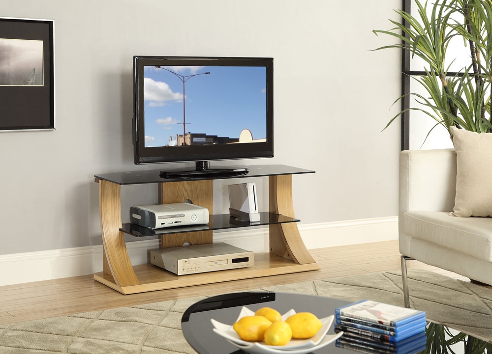 Curve Oak 1100 TV Stand JF201