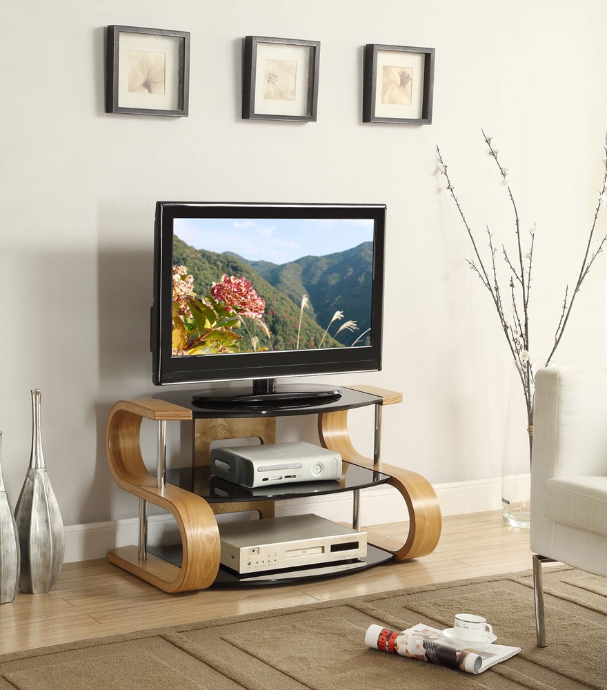 Curve Oak 850 TV Stand JF203