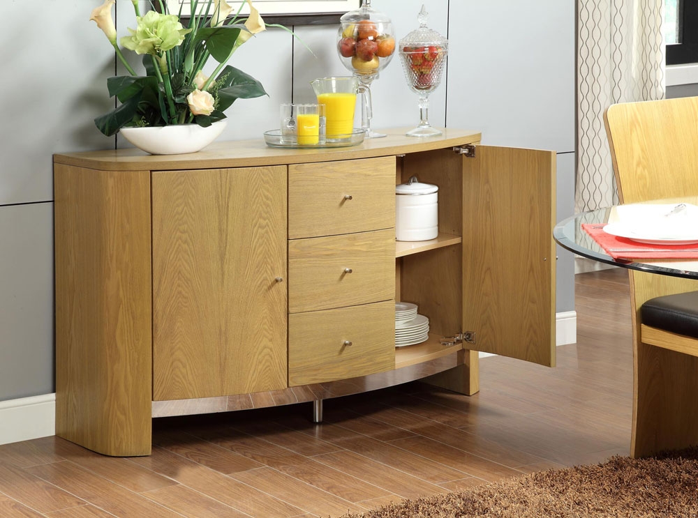 JUAL Curve Oak Sideboard JF601