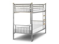 Atlas Bunk Bed 3 Single Silver