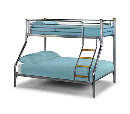 Atlas Kids Metal Triple Sleeper Bunk Bed