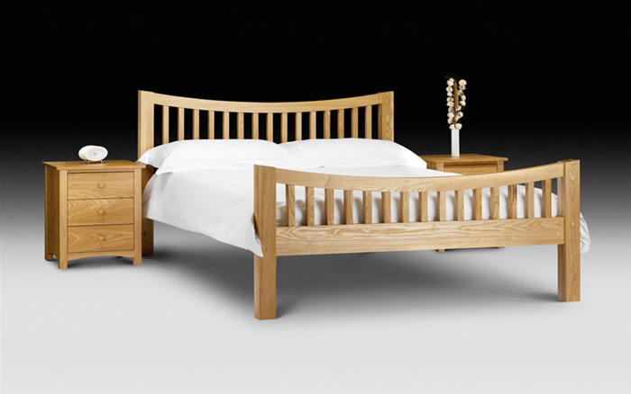 Julian Bowen Beds Rutland 4ft 6 Double Oak Bed