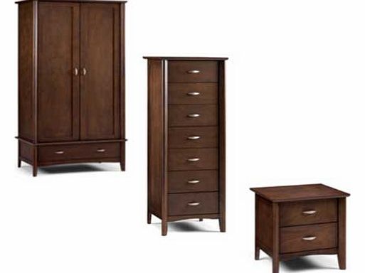 Hardwood Minuet Bedroom Set - Dark