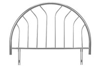 Lola 3 Single Silver Headboard