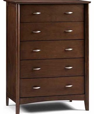 Minuet Hardwood 5 Drawer Chest -