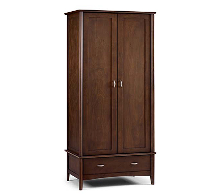 Minuet Solid Wood 2 Door Wardrobe