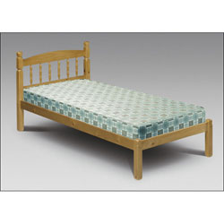 Pickwick 3ft Single Bedstead - Solid Pine