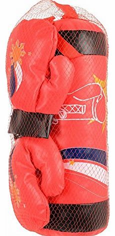 Childrens Boxing Set Kids Boxing Set Punching Sparring Bag & Gloves kids Toy