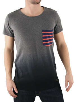 Black Carson Dip Tie T-Shirt