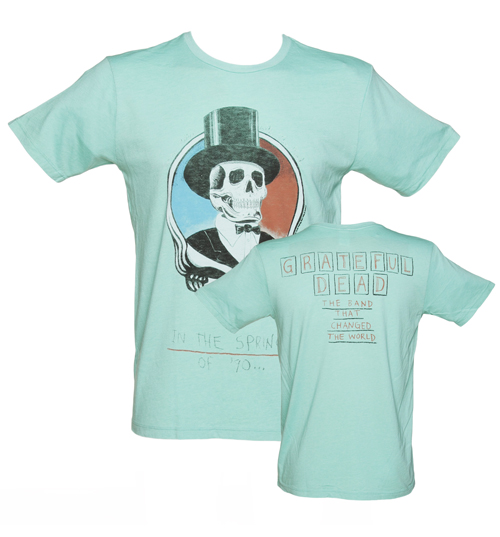 Mens Aqua Grateful Dead Spring 70