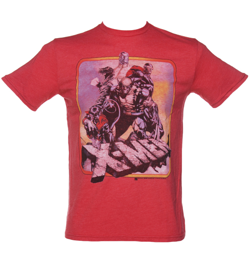 Mens Red X-Men T-Shirt from Junk Food