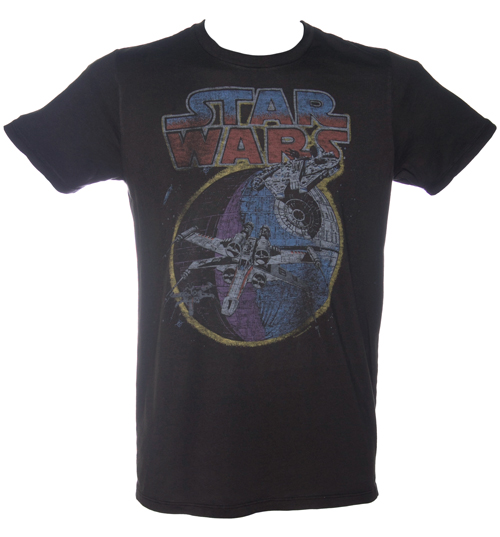 Mens Star Wars Space Print Black Label