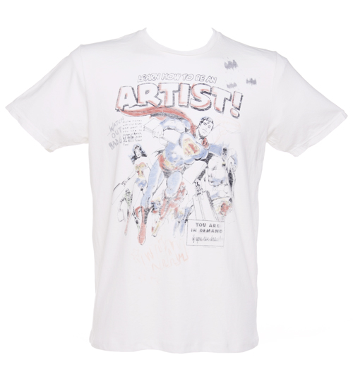 Mens Superman Be An Artist T-Shirt from