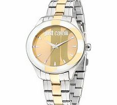 Silk two-tone steel watch