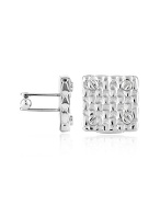 Just Cavalli Snake Him - Screw Brass Square Cufflinks