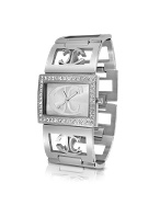 Squared - Swarovski Frame Logo Link Bracelet Watch