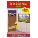 Scene Setters 2 Giant Decorations - Western Swing Door and Window