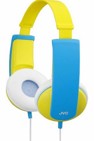 JVC HAKD5Y Tiny Phones Kids Stereo Headphones - Yellow