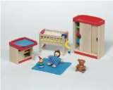 K Play Childrens Bedroom Dolls House Furniture